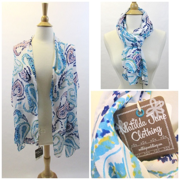 Matilda Jane Accessories - Matilda Jane Hello Lovely Pure Paisley Scarf
